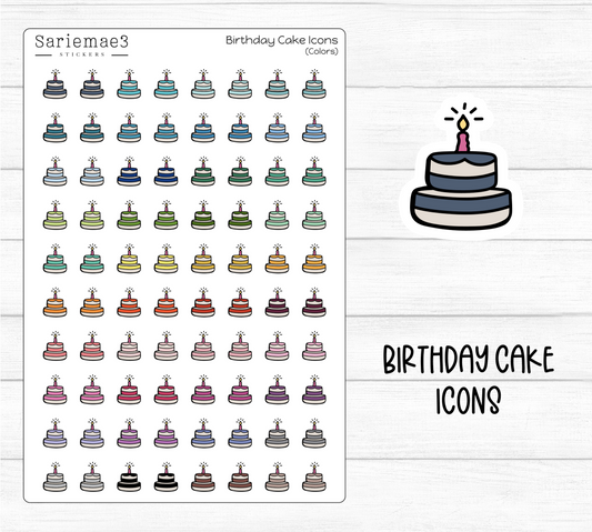 Birthday Cake Icons