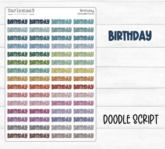 Birthday (Doodle)