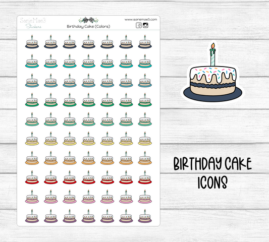 Birthday Cake Icons