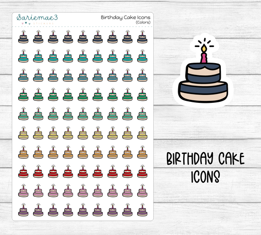 Birthday Cake Icons