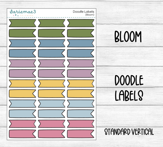 Doodle Labels (Bloom)