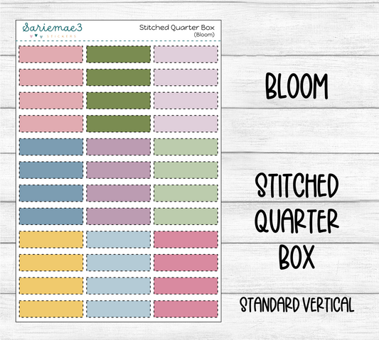 Stitched Quarter Box (Bloom)