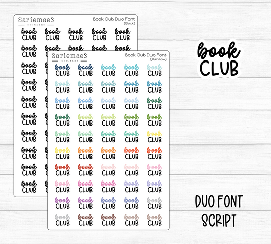 Book Club (Duo Font)