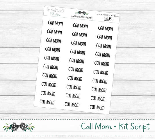 Call Mom (Kit Font)