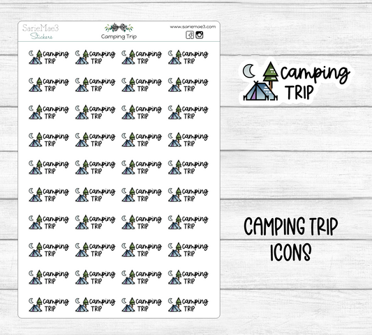 Camping Trip Icons