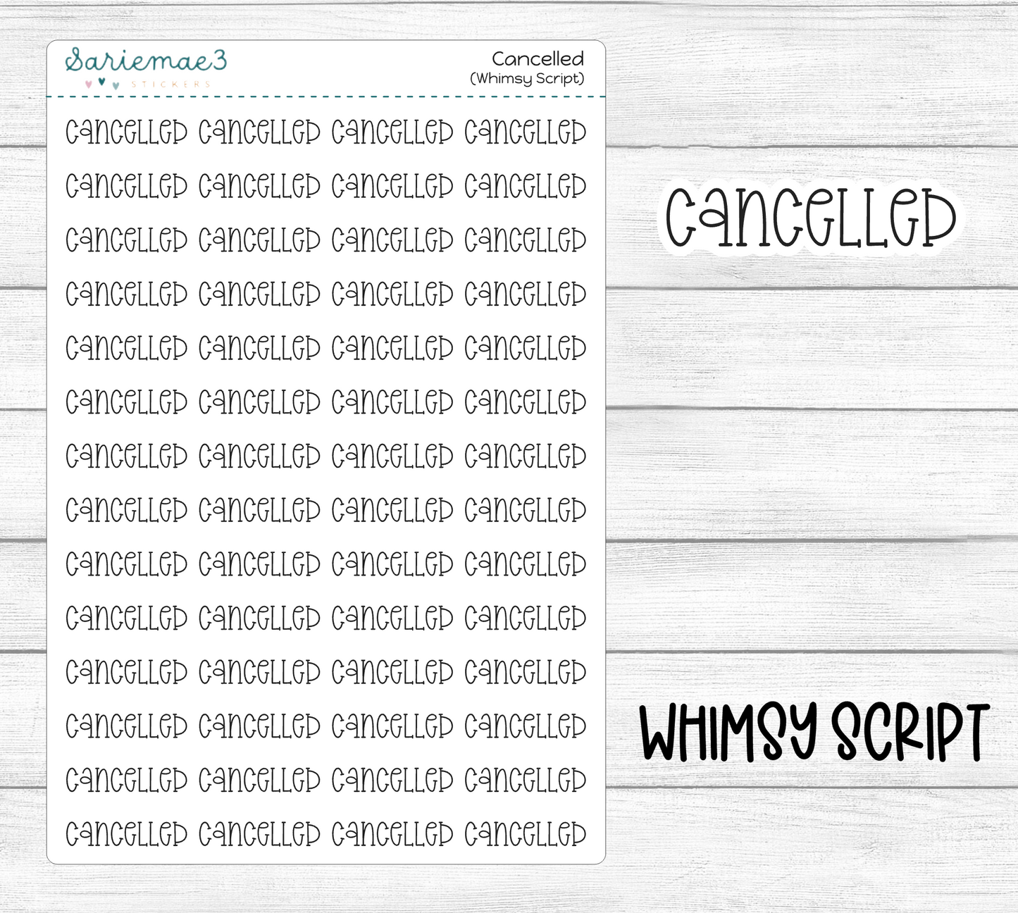Cancelled (Whimsy)