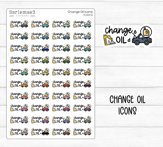Change Oil Icons