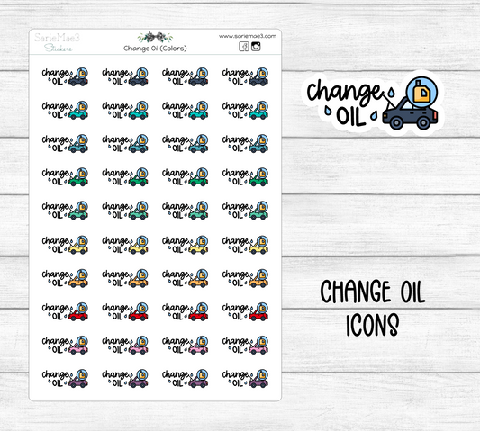 Change Oil Icons