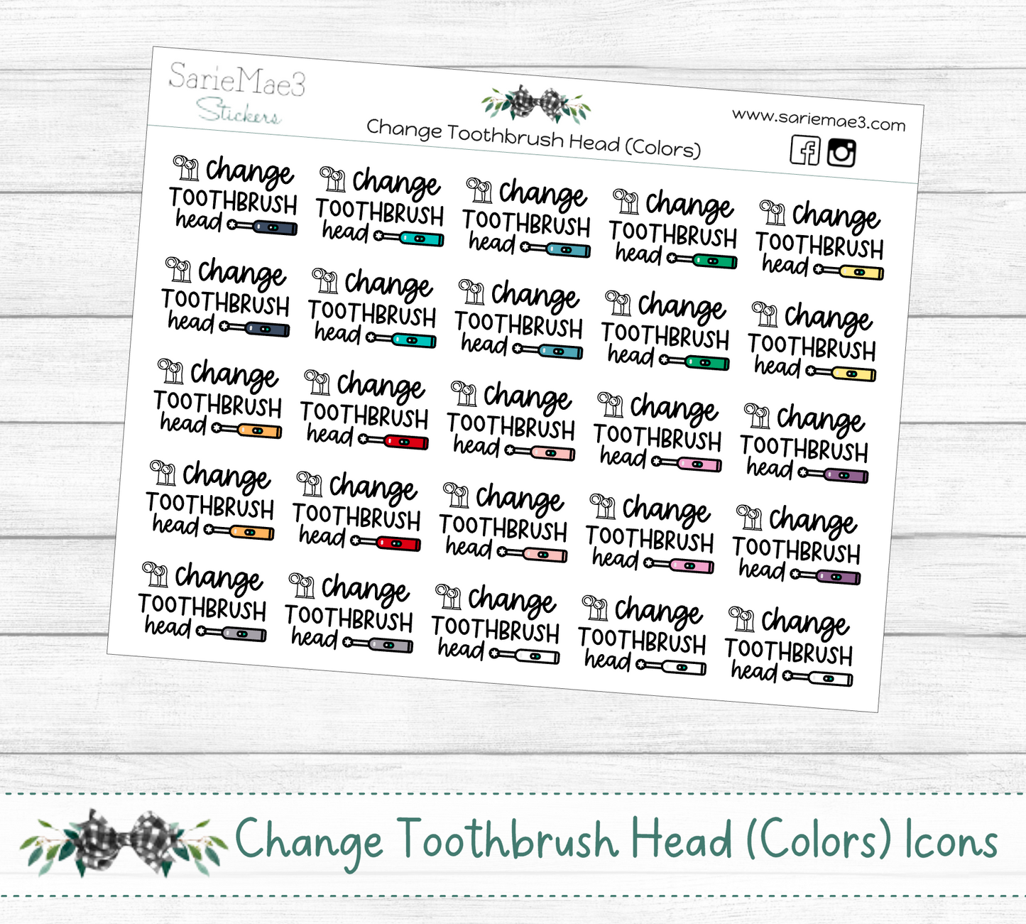 Change Toothbrush Head Icons