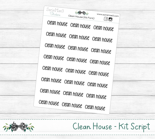 Clean House (Kit Font)