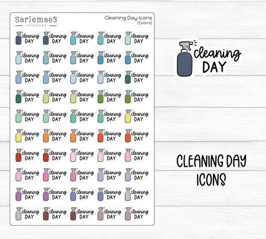Cleaning Day Icons