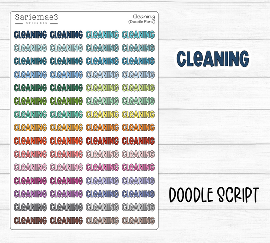 Cleaning (Doodle)