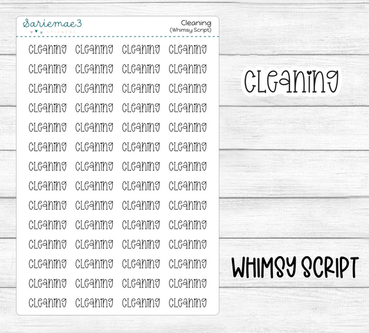 Cleaning (Whimsy)