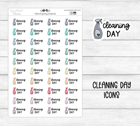 Cleaning Day Icons