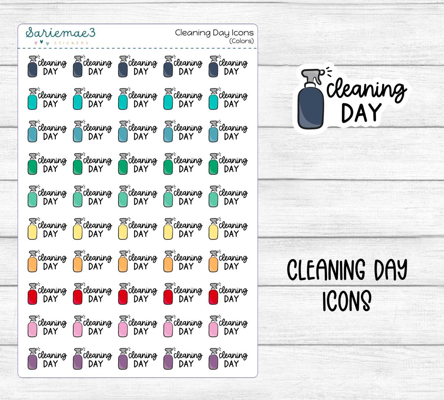 Cleaning Day Icons
