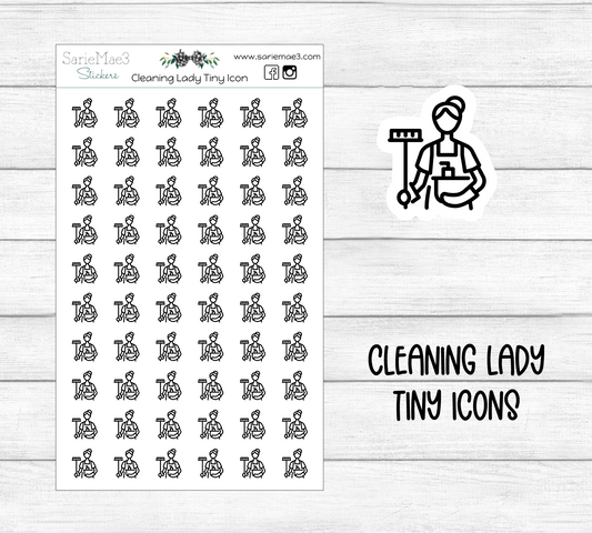Cleaning Lady Tiny Icons