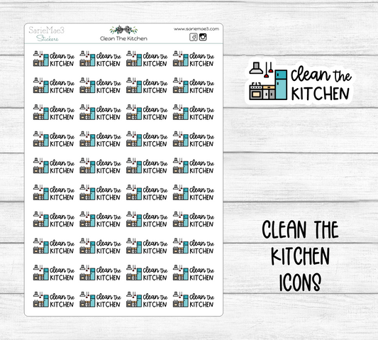 Clean the Kitchen Icons