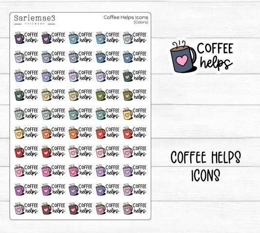 Coffee Helps Icons
