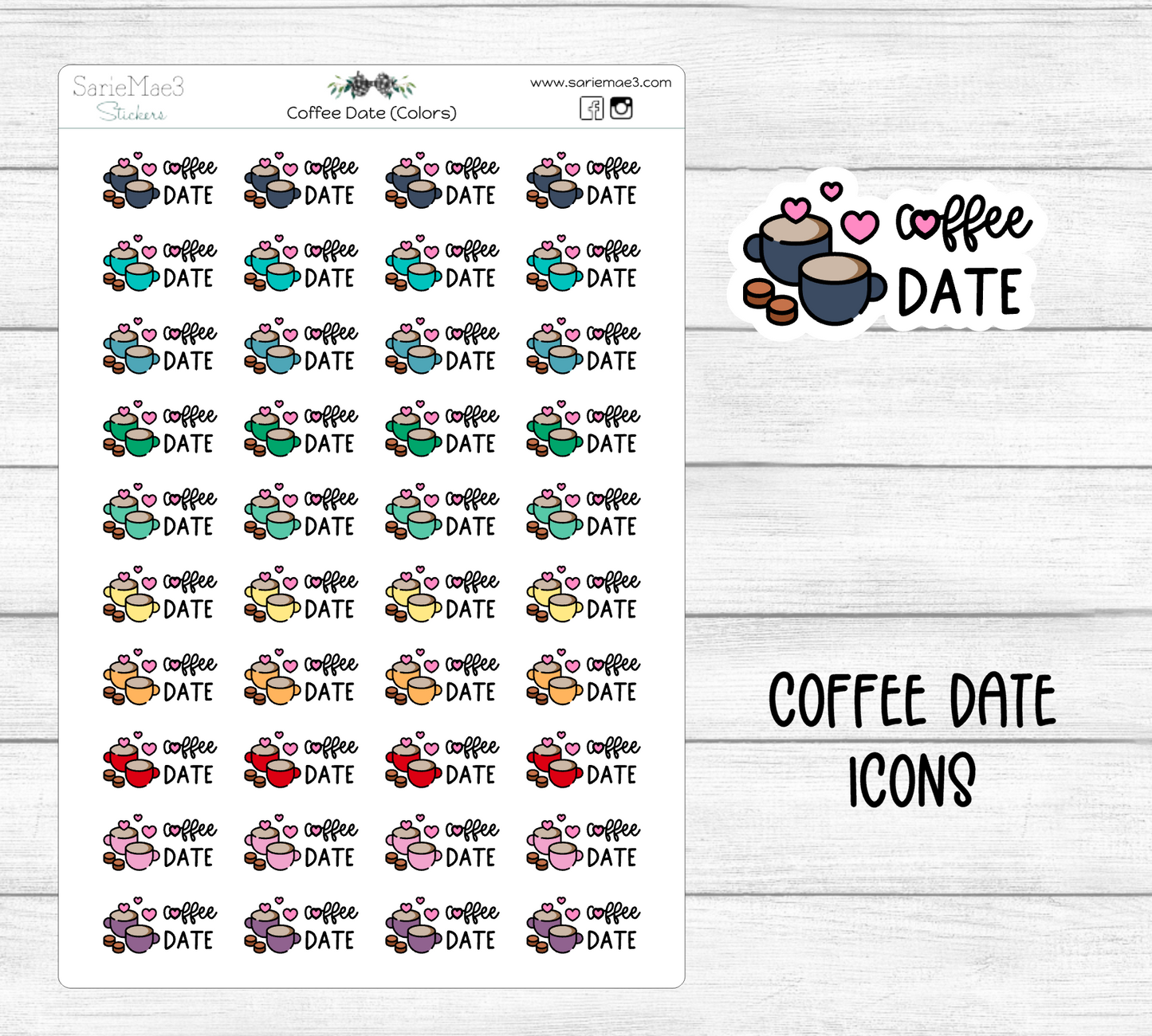 Coffee Date Icons