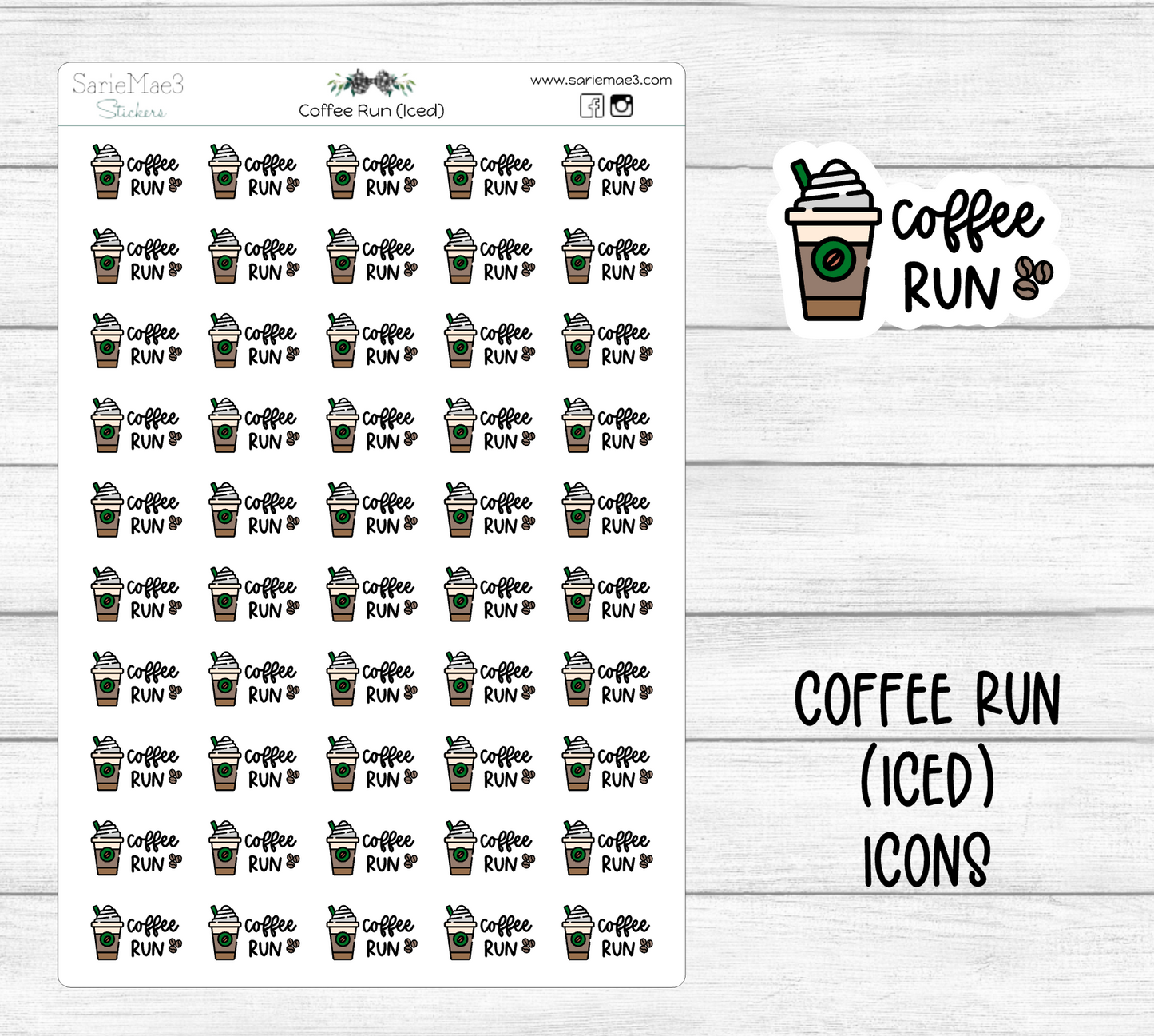 Coffee Run (Iced) Icons