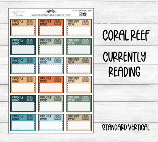 Currently Reading Boxes (Coral Reef)