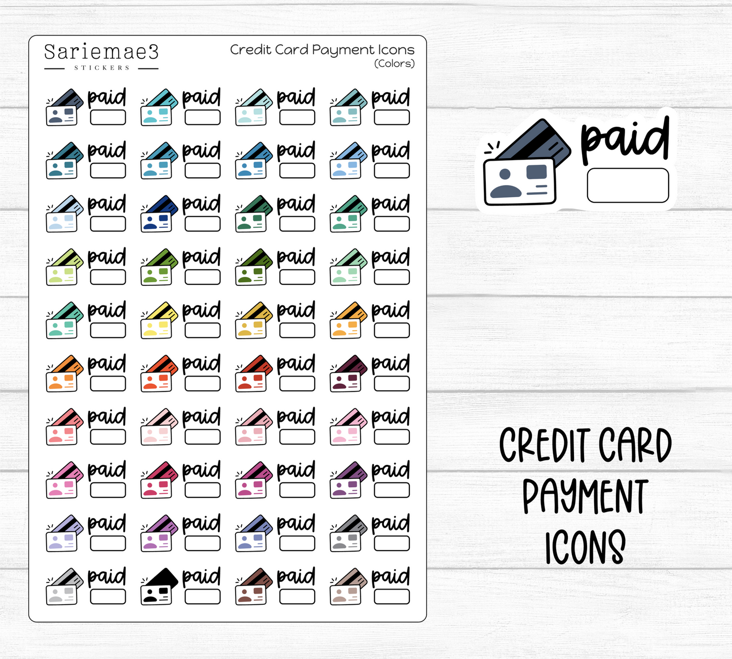 Credit Card Payment Icons