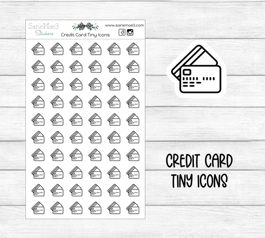 Credit Card Tiny Icons
