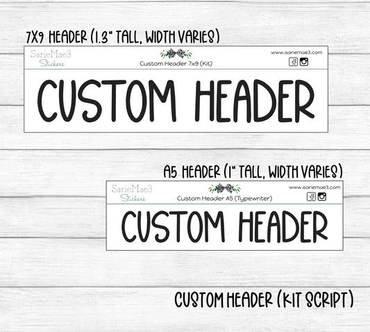 Custom Header (2025 Kit Font)