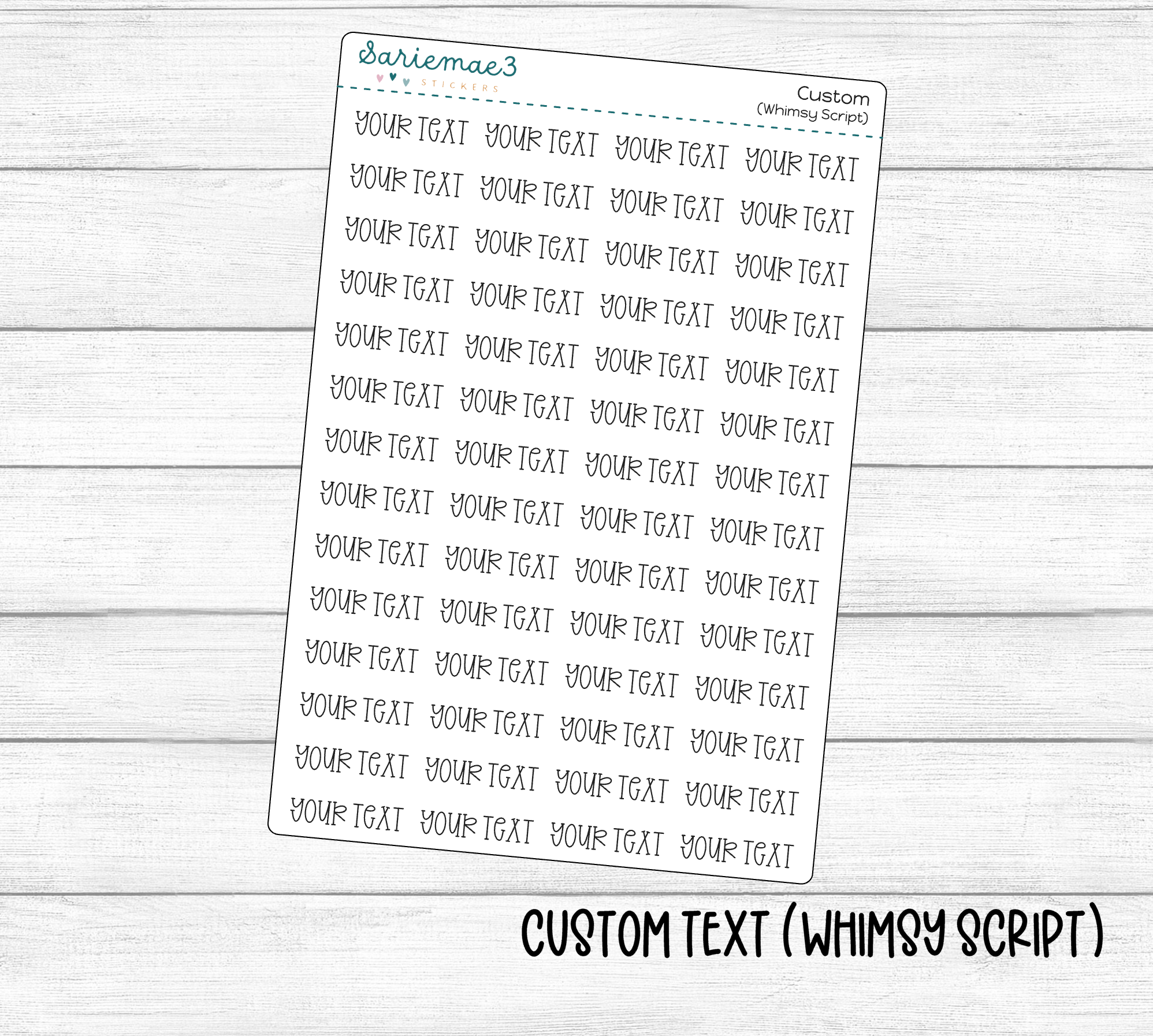 Custom Text (Whimsy Script) – SarieMae3