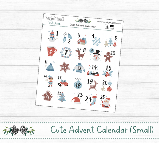 Cute Advent / Countdown Calendar