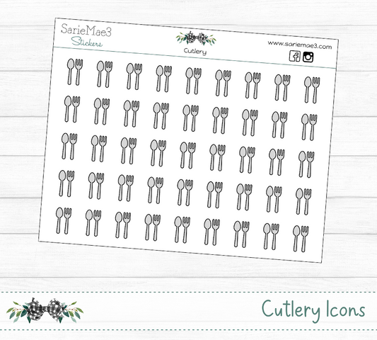 Cutlery (Gray) Icons