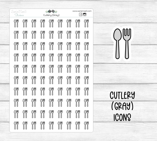 Cutlery (Gray) Icons