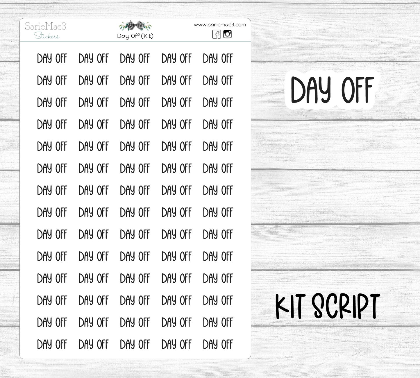 Day Off (Kit Font)