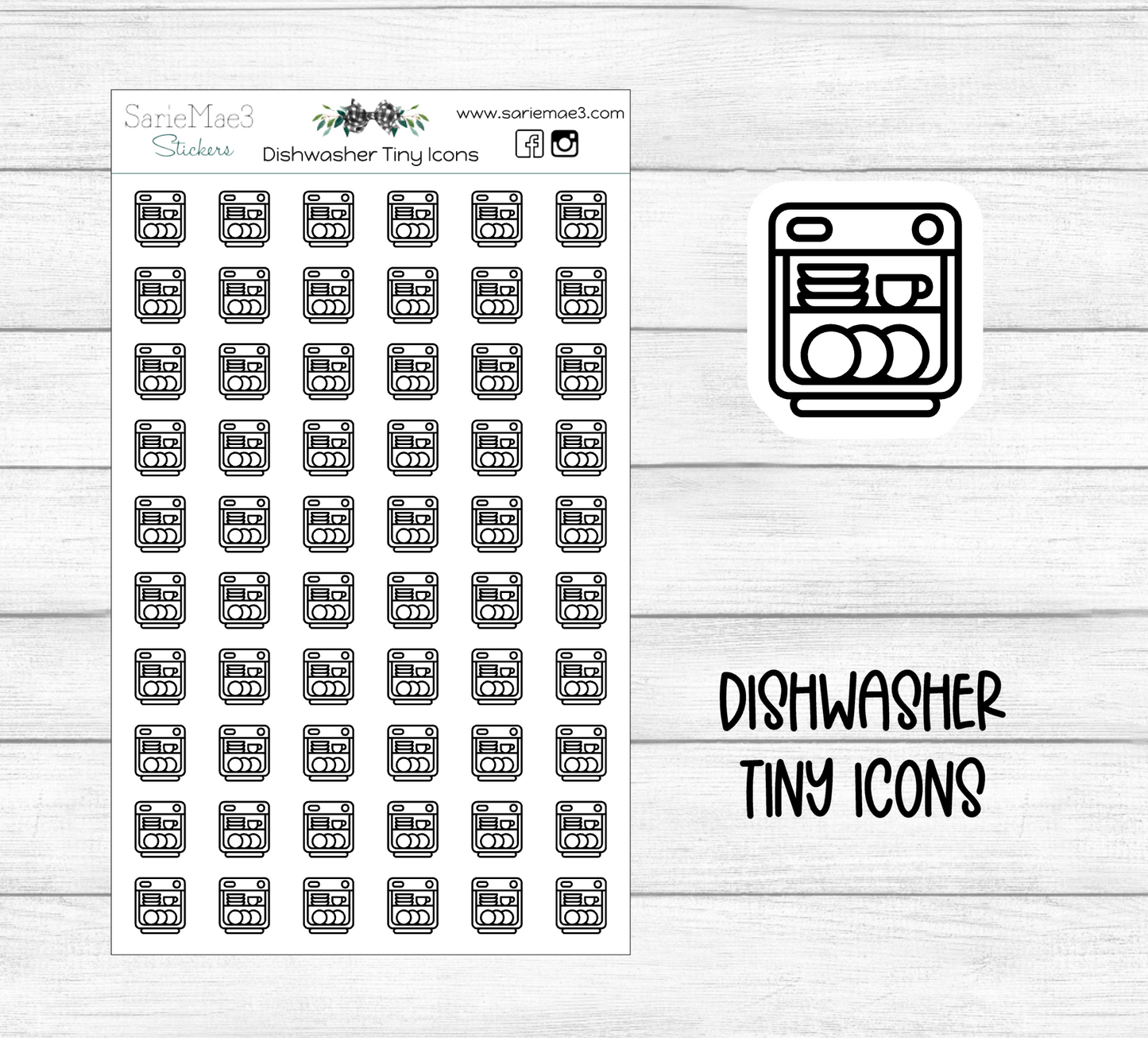 Dishwasher Tiny Icons