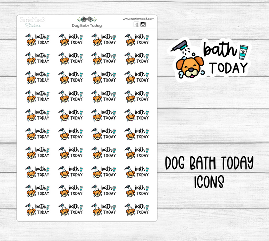 Dog Bath Today Icons