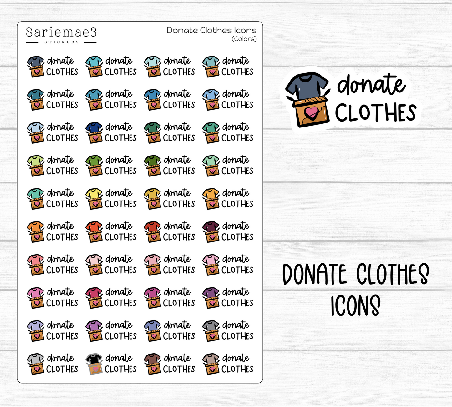 Donate Clothes Icons
