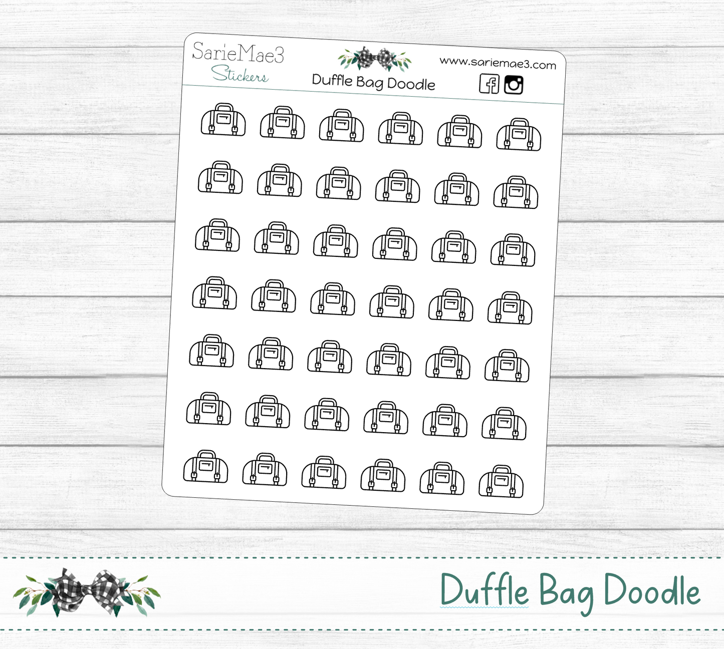 Duffle Bag Doodle