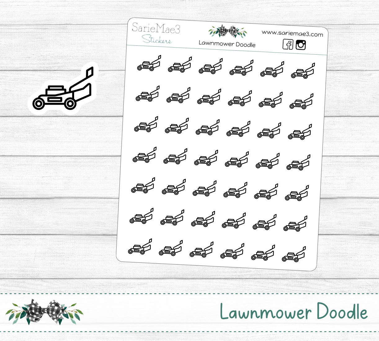 Lawnmower Doodle