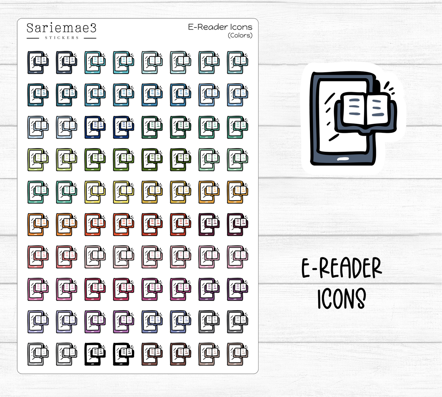 E-Reader (Kindle) Icons