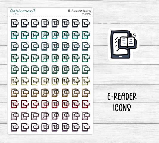 E-Reader (Kindle) Icons (Reformat)