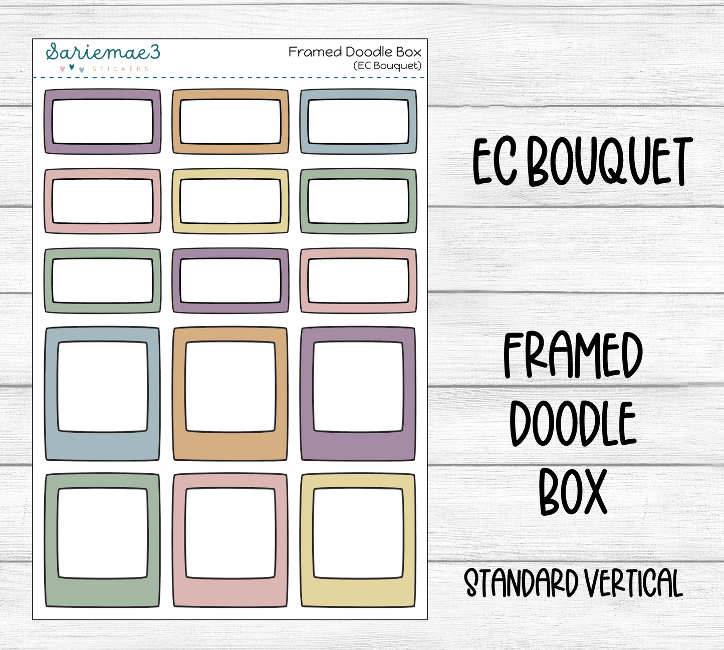 Framed Doodle Box (EC Bouquet)