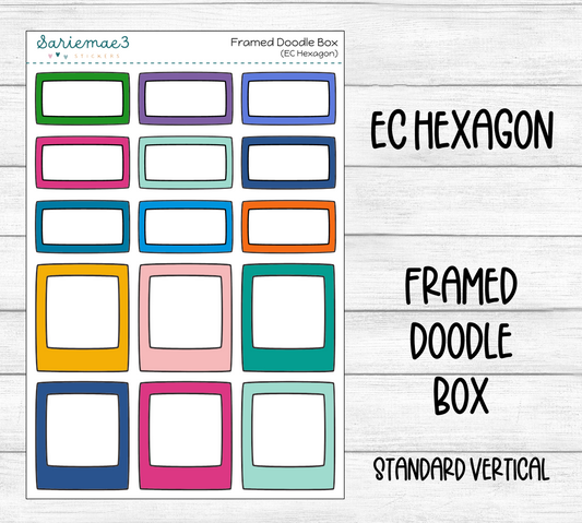 Framed Doodle Box (EC Hexagon)