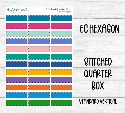 Stitched Quarter Box (EC Hexagon)