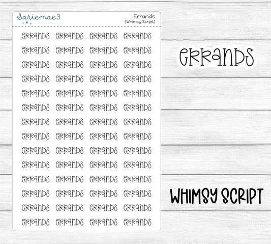 Errands (Whimsy)