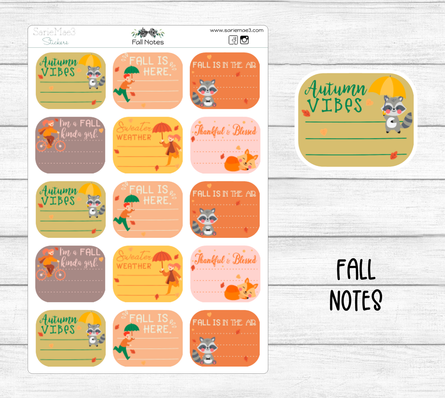 Fall Notes