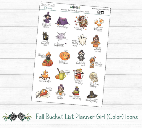 Fall Bucket List (Planner Girl)
