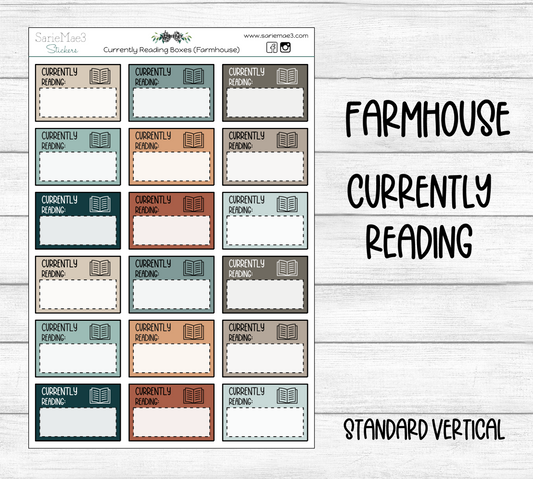 Currently Reading Boxes (Farmhouse)