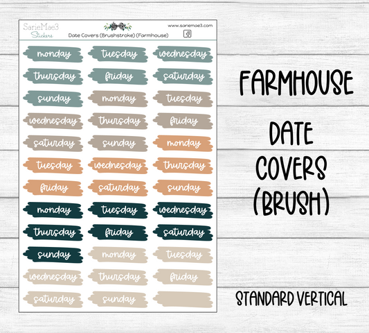 Date Covers (Brushstroke) (Farmhouse)