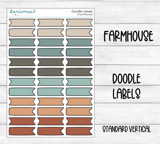 Doodle Labels (Farmhouse)