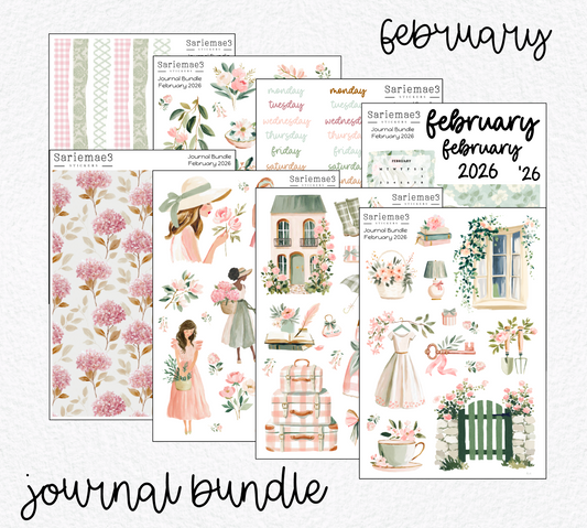 February Journal Bundle (20% off) LIMITED TIME!
